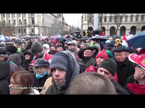 2016. március 15. L. Ritók Nóra beszéde a Kossuth téren a pedagógusok nevében a szegregáció bűnéről