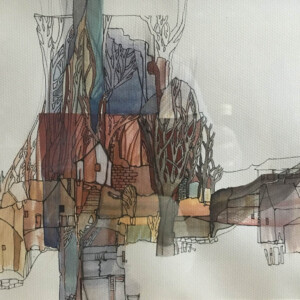 L. Ritók Nóra Falu a völgyben (21X31cm) L. Ritók Nóra Falu a völgyben (21X31cm)