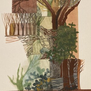 L. Ritók Nóra: Jegyzetek egy erdei sétáról (41x23 cm) L. Ritók Nóra: Jegyzetek egy erdei sétáról (41x23 cm)