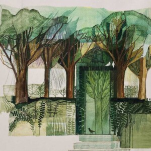 L. Ritók Nóra: Bejárat a parkba (27x35 cm) L. Ritók Nóra: Bejárat a parkba (27x35 cm)