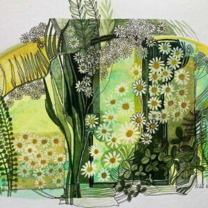L. Ritók Nóra: Kamillakapu (19x27 cm) L. Ritók Nóra: Kamillakapu (19x27 cm)