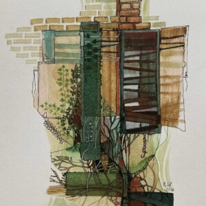 L. Ritók Nóra: Visszaszerzett tér (21x19 cm) L. Ritók Nóra: Visszaszerzett tér (21x19 cm)