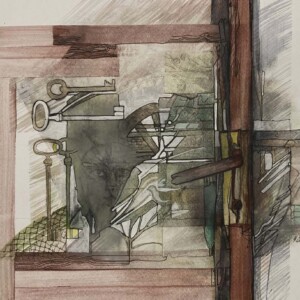 L. Ritók Nóra: A régi ajtó (26,5x32 cm) L. Ritók Nóra: A régi ajtó (26,5x32 cm)