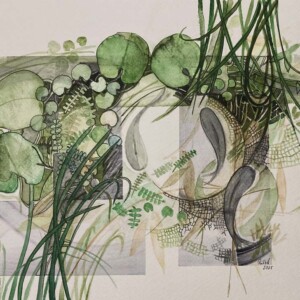 L. Ritók Nóra: Csatornapart (22x30 cm) L. Ritók Nóra: Csatornapart (22x30 cm)