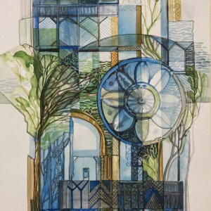 L. Ritók Nóra: Mediterrán emlék (37x27 cm) L. Ritók Nóra: Mediterrán emlék (37x27 cm)