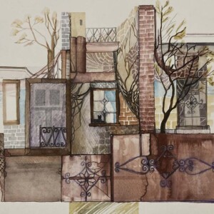 L. Ritók Nóra: Séta egy különös utcában (24x36 cm) L. Ritók Nóra: Séta egy különös utcában (24x36 cm)