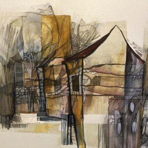 L. Ritók Nóra: Tavaszt váró utca (27x42 cm) L. Ritók Nóra: Tavaszt váró utca (27x42 cm)